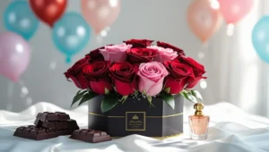 هدایای مناسبتی با بادکنک و ادکلن و شکلات
